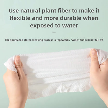 Travel-Essential: Compressed Cotton Disposable Face Towels (Soft & Hygienic)