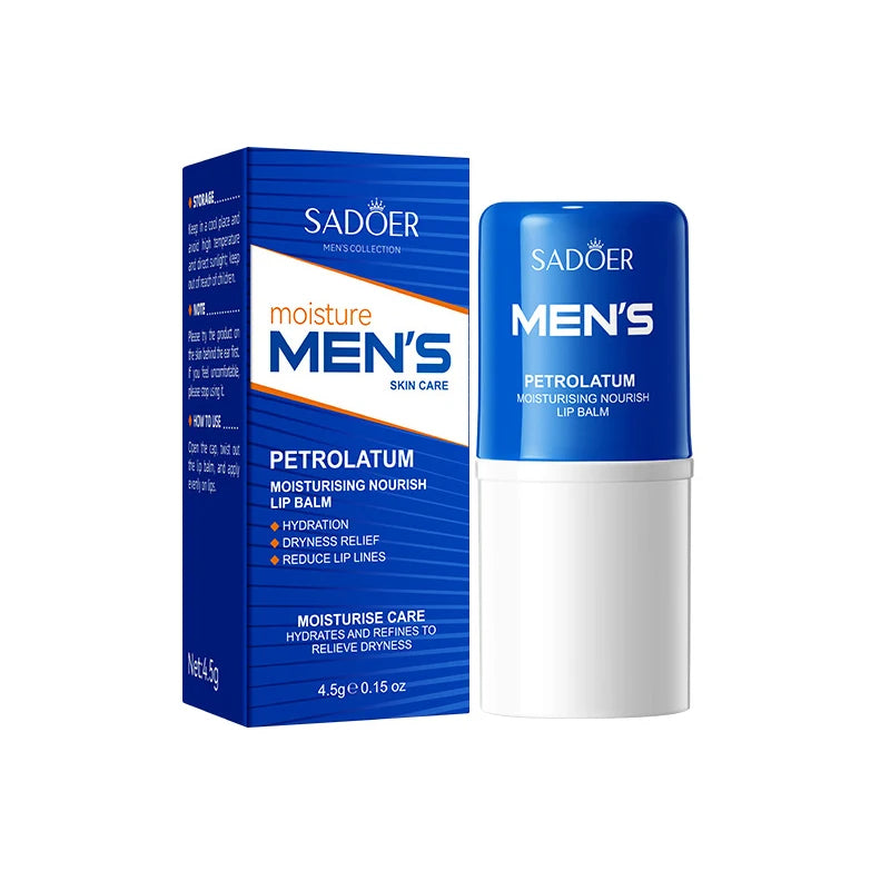SADOER Men's Skin Care Kit – Cleanser, Moisturizer, Sunscreen, Mask, Lip Balm & Eye Cream