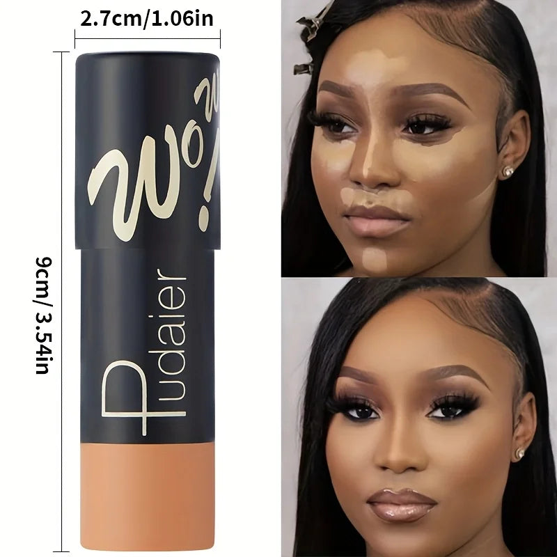 2-in-1 Foundation & Concealer Stick – Full Coverage Waterproof