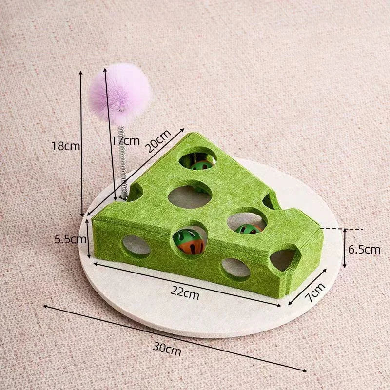 BrainyBox: Interactive Felt Maze for Cats