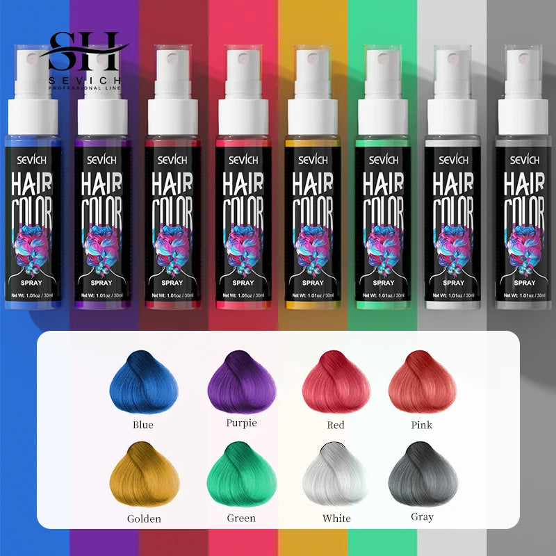 Temporary Hair Color Spray – Washable One-Time Hair Dye