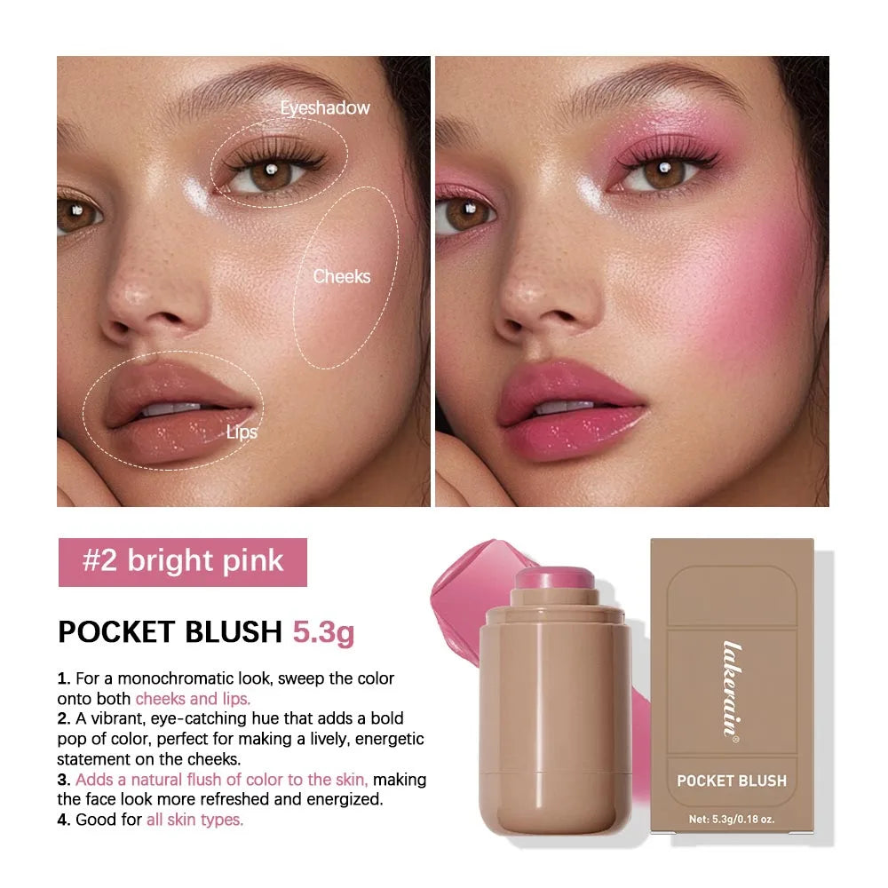 Lakerain Multi-Stick: 3-in-1 Cheek, Lip & Contour Tint