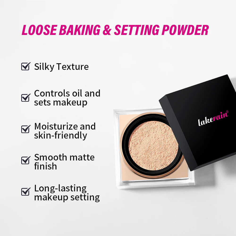 Lakerain Soft-Focus: Loose Setting Powder (4 Shades)