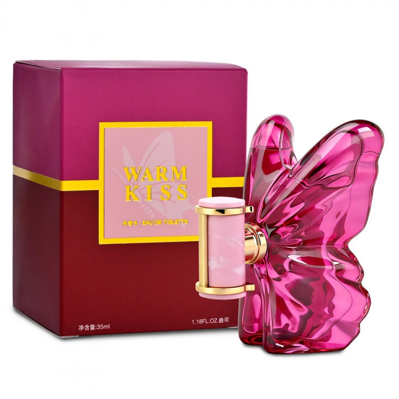 Butterfly Women Long Lasting EDT, Fruity Floral Amber Woody Scent, Jasmine Vaniella Lemon Citrus Elegant Light Fragrance 50ml