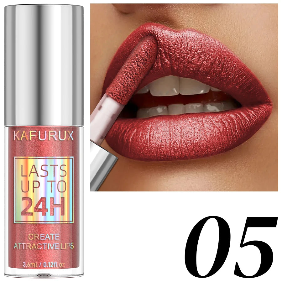 20-Color Glitter Lip Gloss Set – Waterproof Diamond Shine