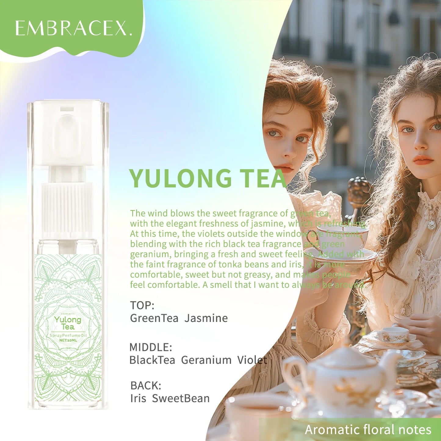 Women’s Perfume Spray Set – Essential Oil Fragrance (Floral Fruity Woody, Long-Lasting)