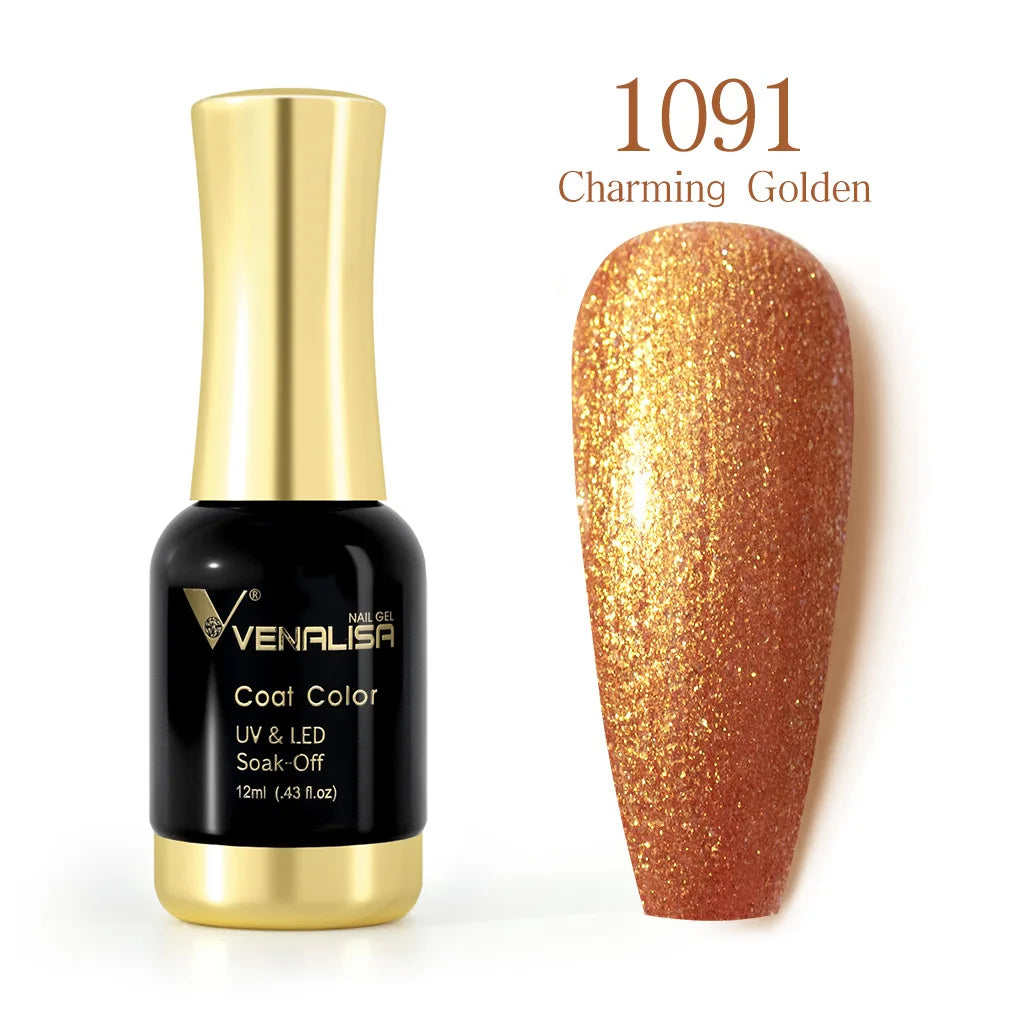 VENALISA Gel Nail Polish Set – 120 Colors UV/LED Soak Off 12ml