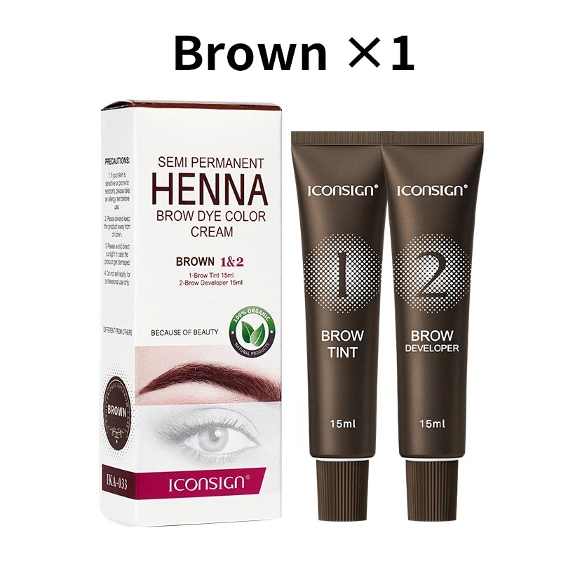 Fast-Acting Henna Brow Tint: Professional Tinting Cream