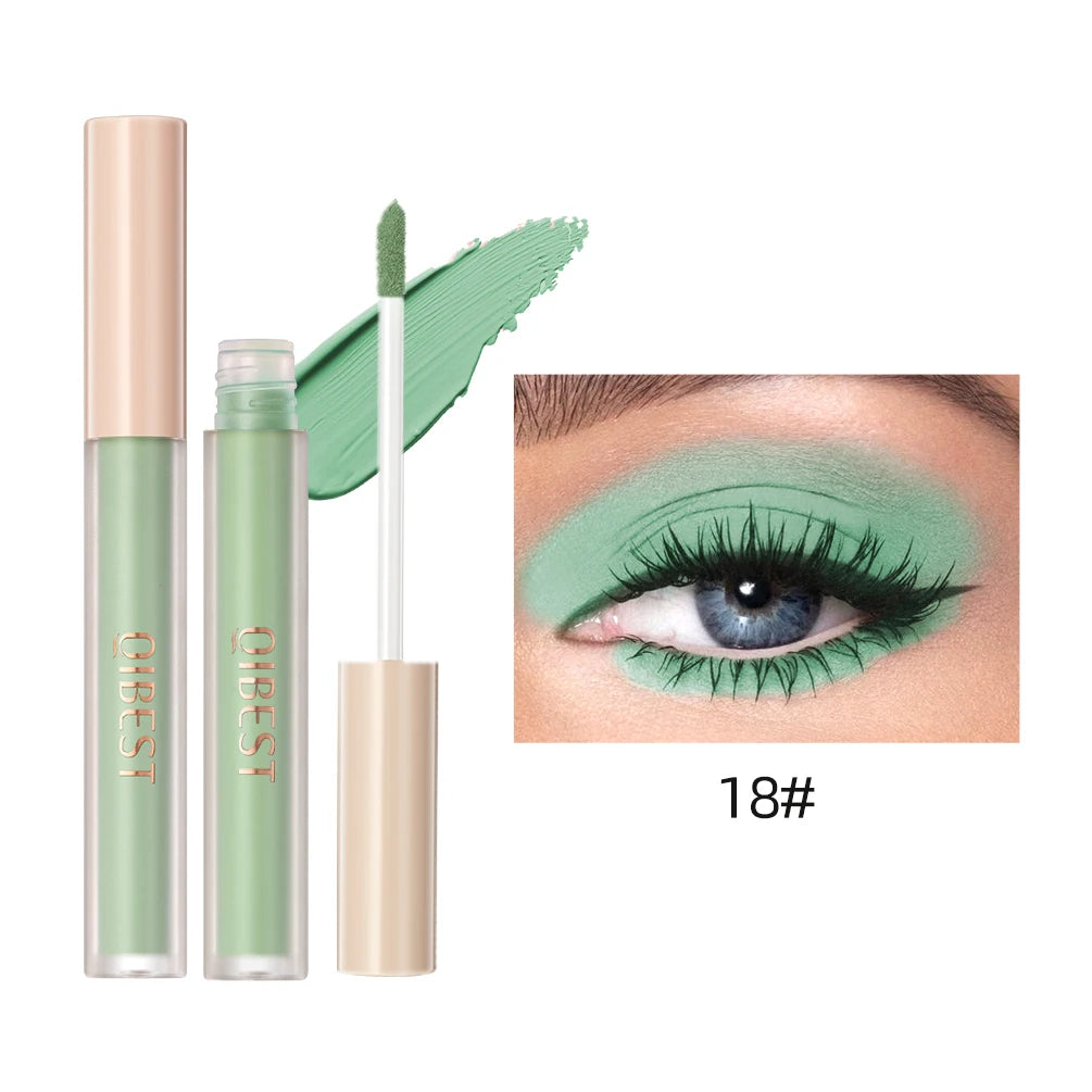 QIBEST Matte Liquid Shadow Collection – 8-Stick Set, Dual-Use for Eyes & Cheeks