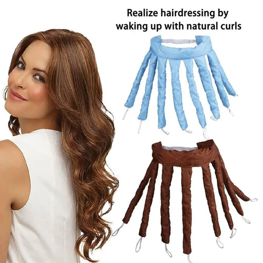 Heatless Curling Headband – Silk Ribbon No Heat Hair Curlers