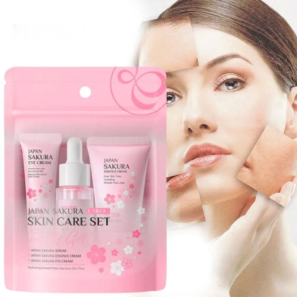 Sakura 3-Piece Skin Care Gift Set