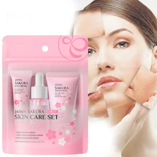 Sakura 3-Piece Skin Care Gift Set