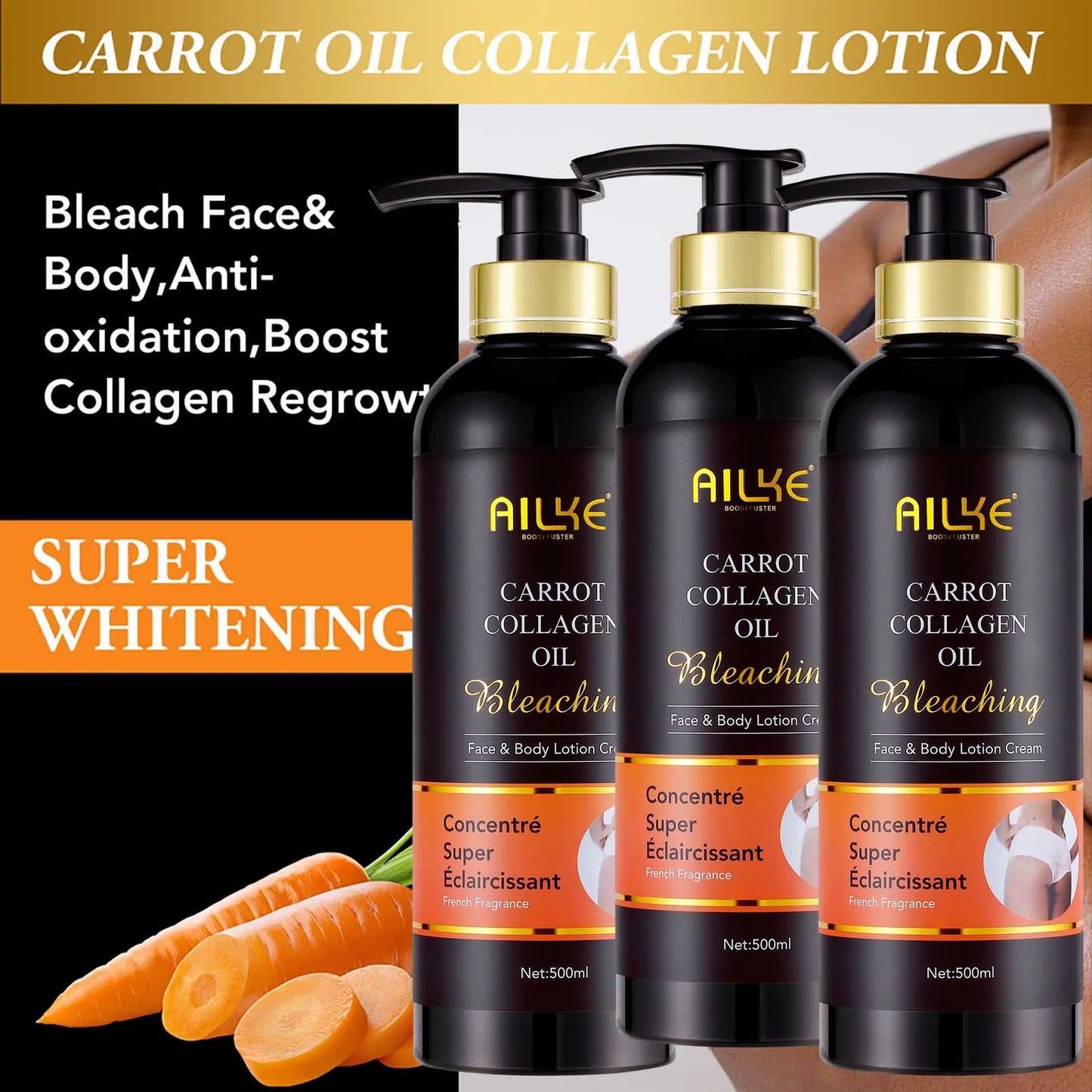 AILKE Collagen Brightening Serum – Hydrating & Even Skin Tone Care