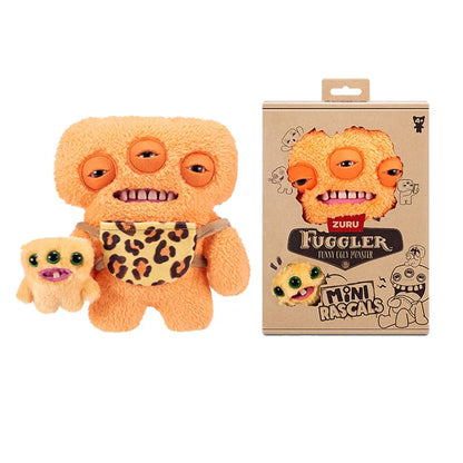 Fuggler Soft Plush Doll Toy Mini Rascals Series Cartoon Ugly Kawaii Parenting Teeth Monster Original Box Children Birthday Gifts