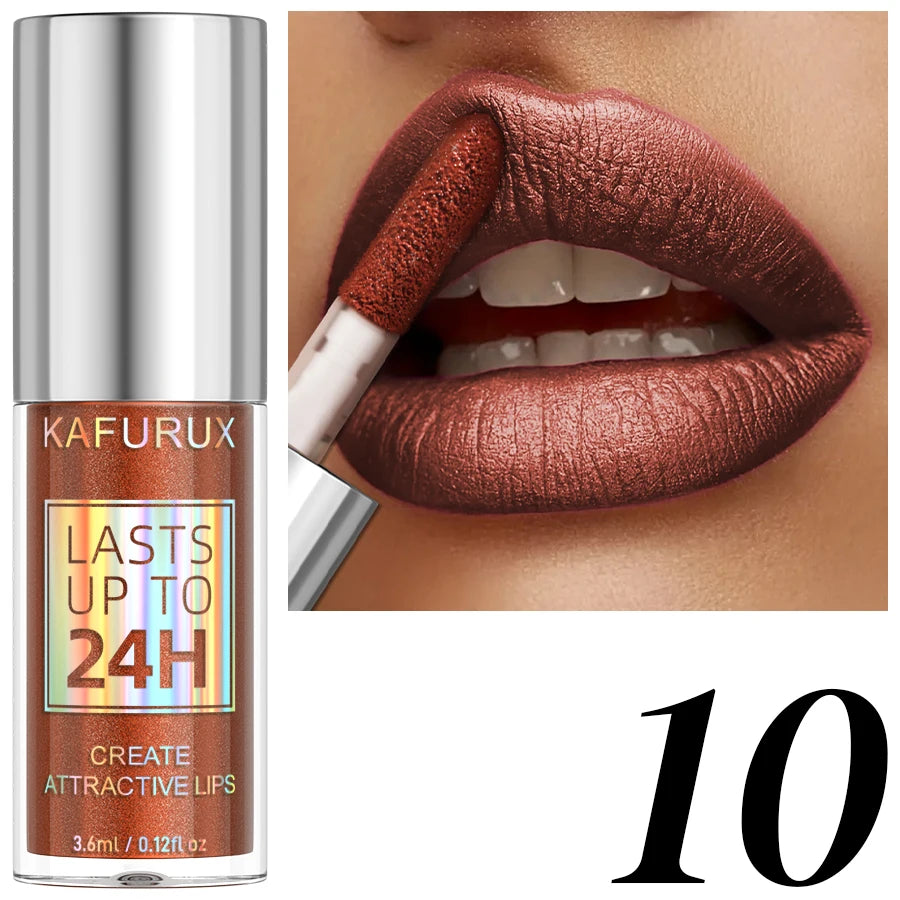 20-Color Glitter Lip Gloss Set – Waterproof Diamond Shine