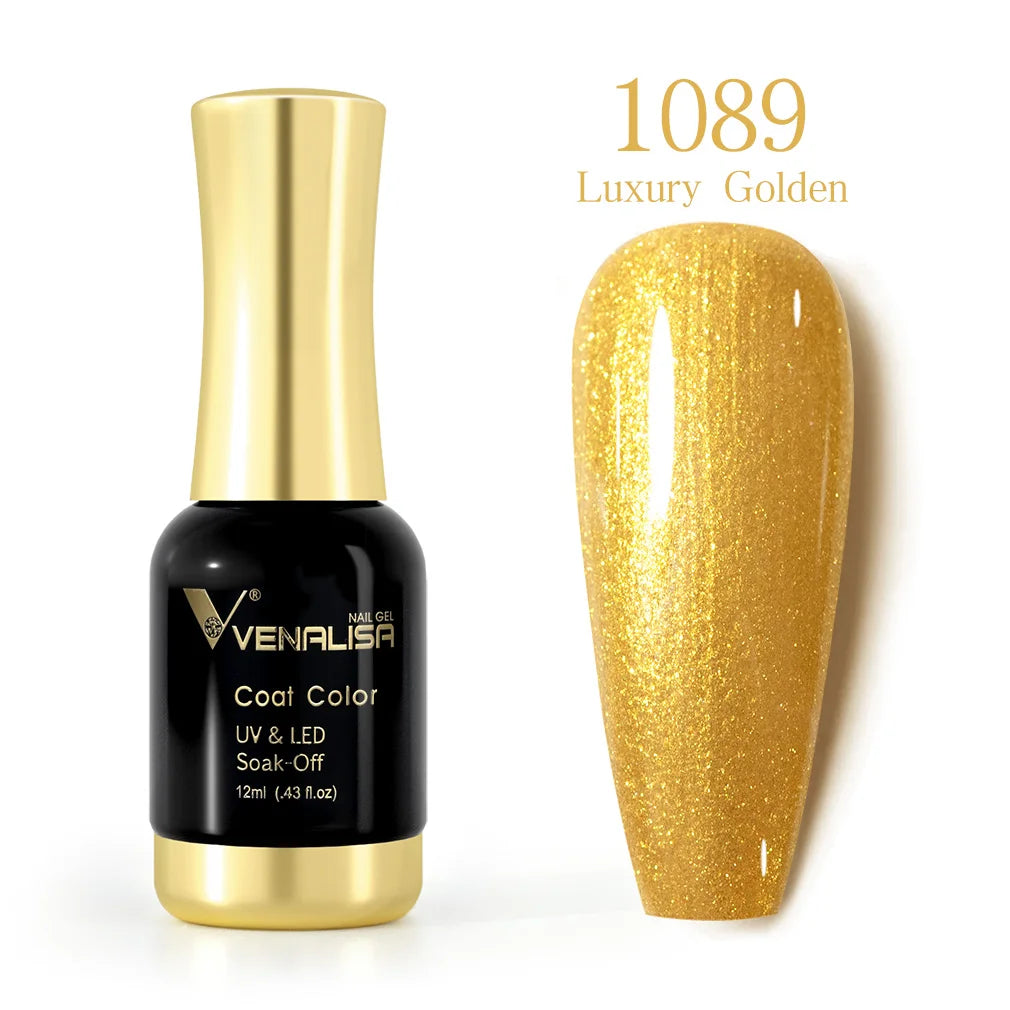 VENALISA Gel Nail Polish Set – 120 Colors UV/LED Soak Off 12ml