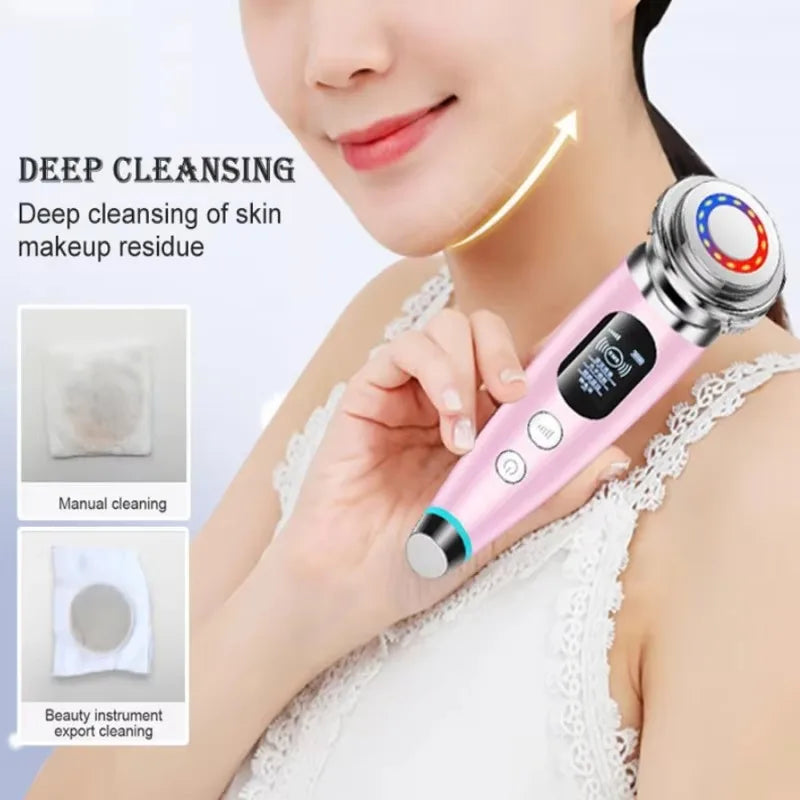 4-in-1 Facial Massager – Light Therapy Skin Care Device