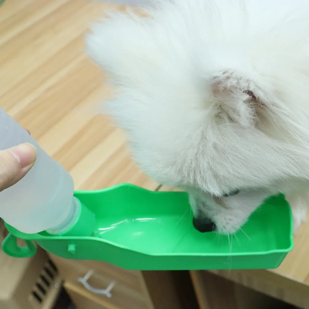 AquaTrek: Portable Pet Water Bottle & Dispenser