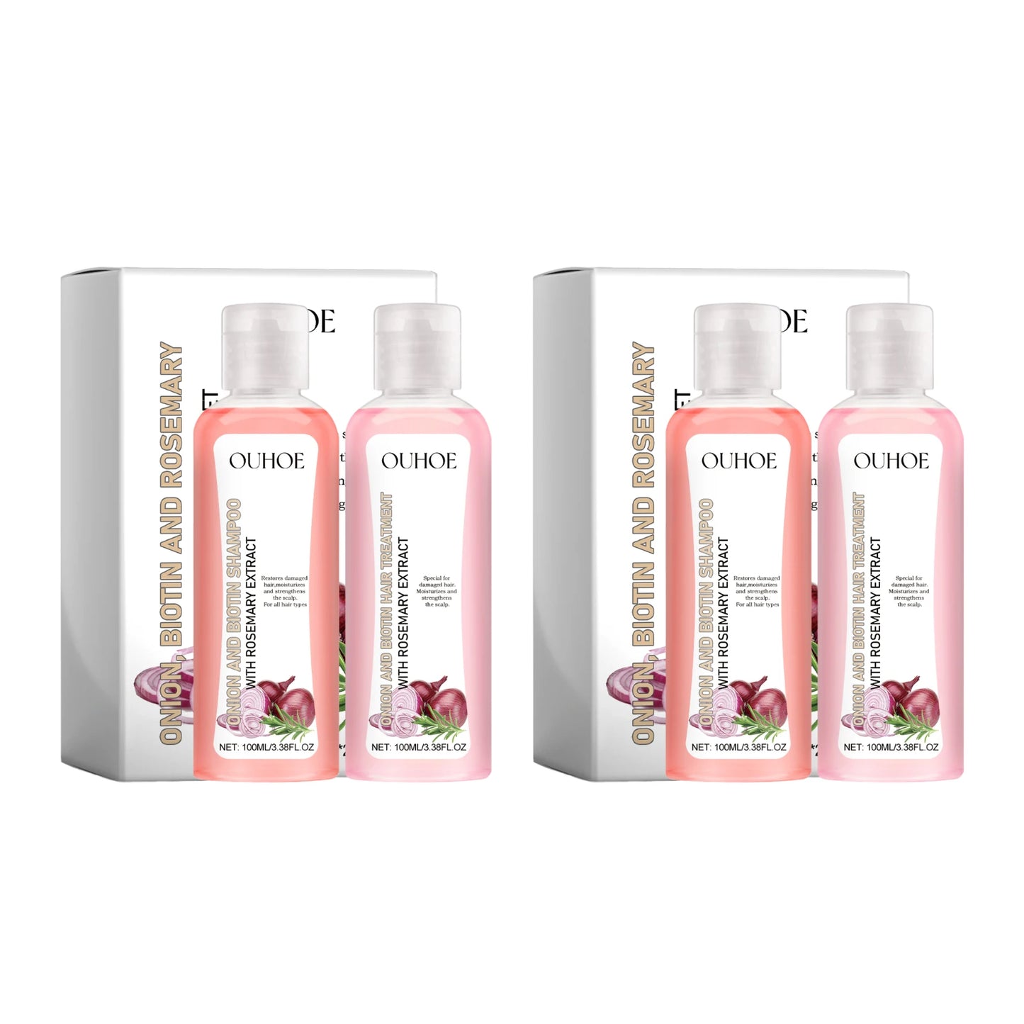 Biotin & Rosemary Shampoo and Conditioner Set – Paraben Free Hair Care