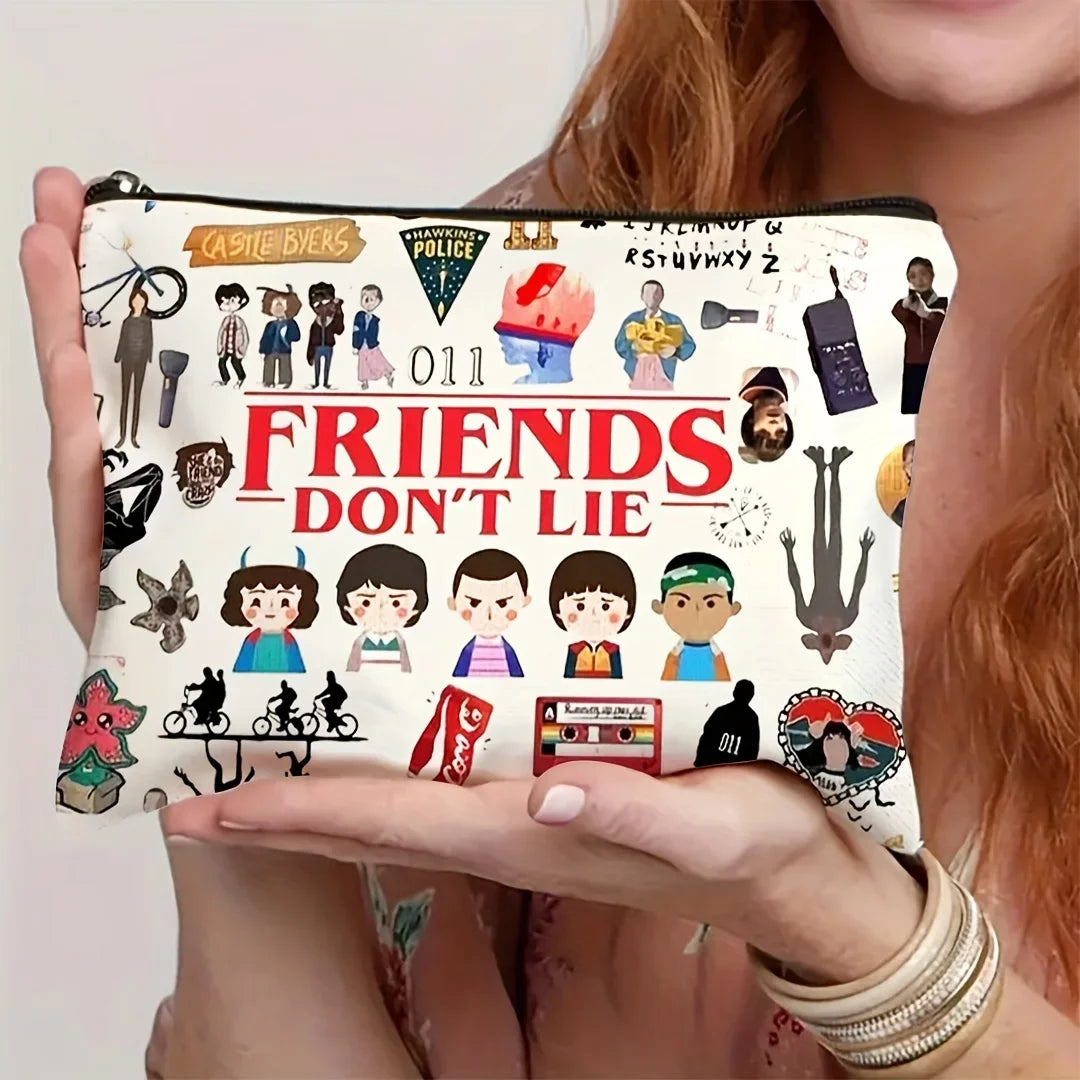 Cute Multifunctional Makeup Bag – Zipper Travel Storage Bag for Women
