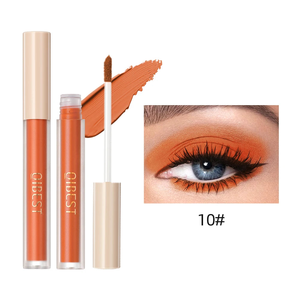 QIBEST Matte Liquid Shadow Collection – 8-Stick Set, Dual-Use for Eyes & Cheeks
