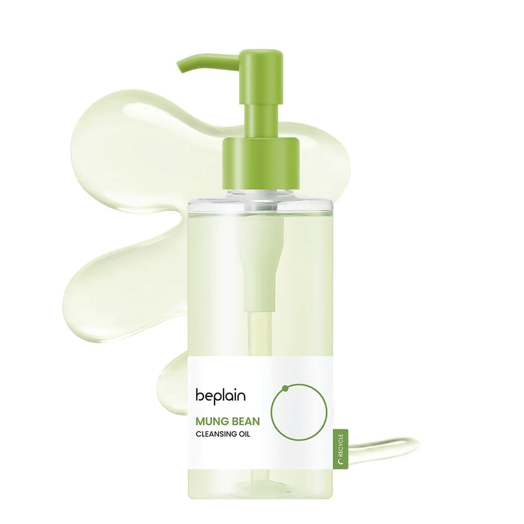 BEPLAIN Mung Bean Pore Serum, Cleansing Oil, Foam & Clay Mask Set