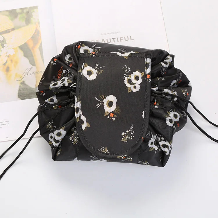 Drawstring Cosmetic Bag – Waterproof Travel Makeup Organizer