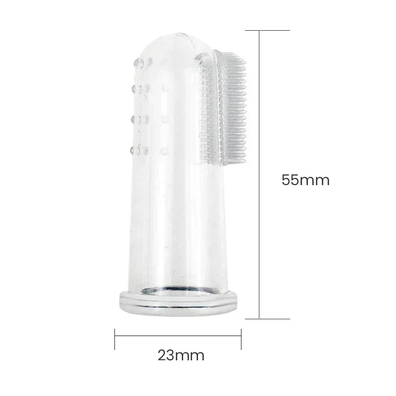 DentalFinger: Soft Silicone Pet Toothbrush