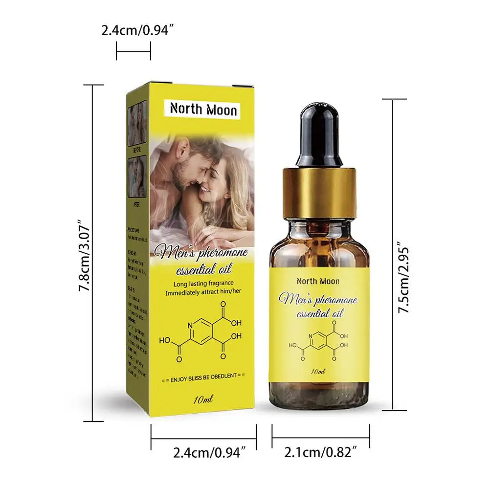 Men Pheromone Perfume Oil – Intense Long Lasting Fragrance