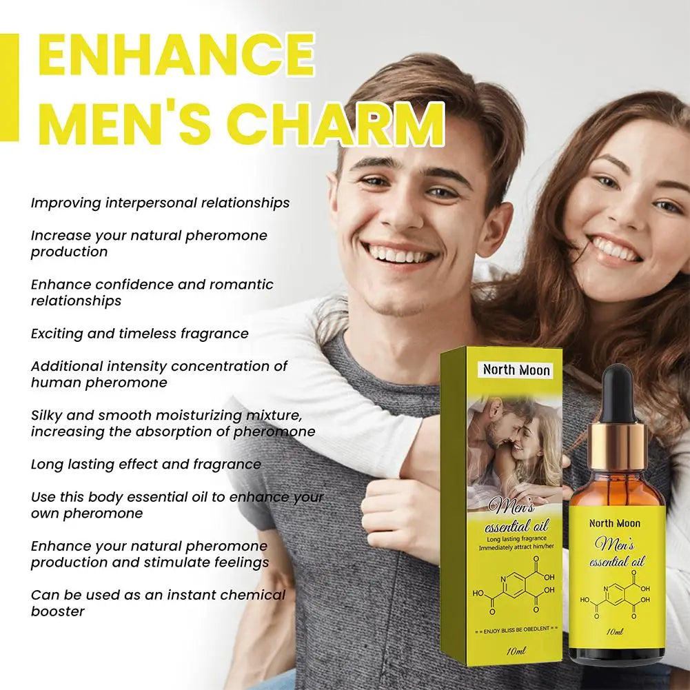 Men Pheromone Perfume Oil Set – Intense Fragrance (1/3/5PCS)