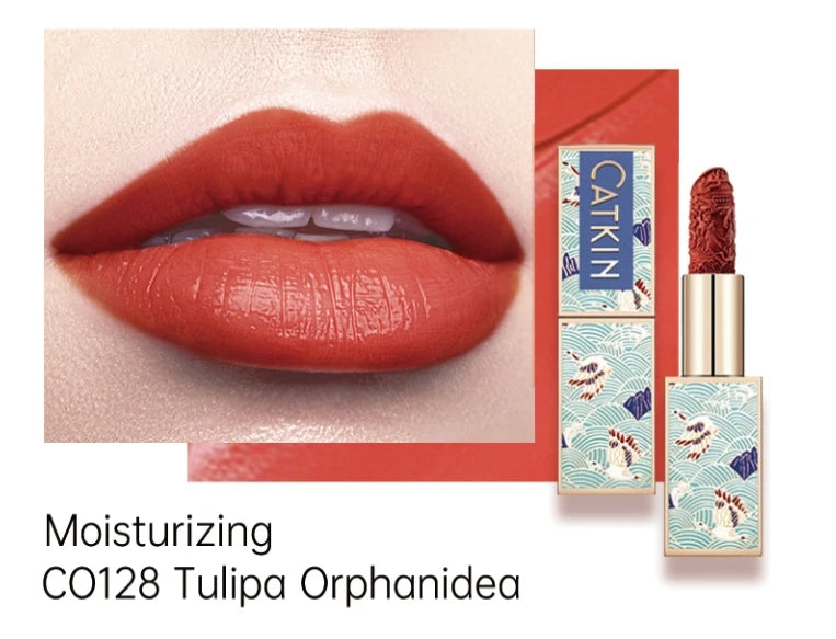 CATKIN Hydrating Matte Lipstick – Creamy, Long-Lasting Satin Finish
