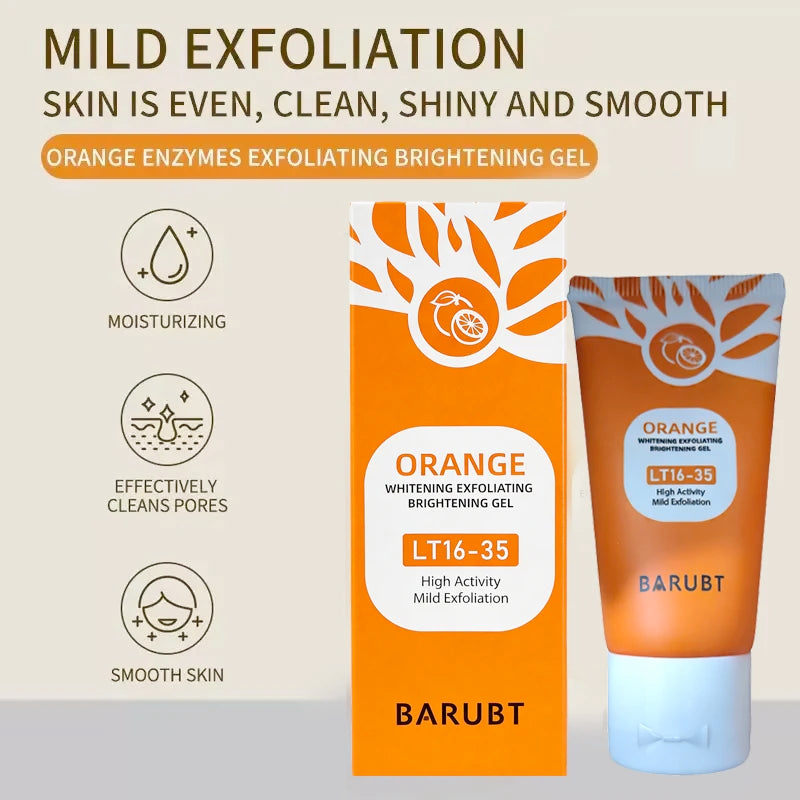 Orange Exfoliating Gel – Facial & Body Scrub 50g