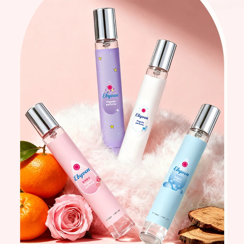Confident Passionate Unisex Fragrance Fresh Natural Rose Citrus Vanilla Musk Fruity Scent Lasting Charm Portable Body Spray 30ml