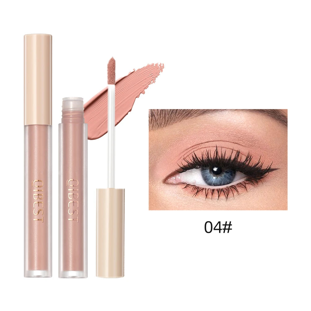 QIBEST Matte Liquid Shadow Collection – 8-Stick Set, Dual-Use for Eyes & Cheeks
