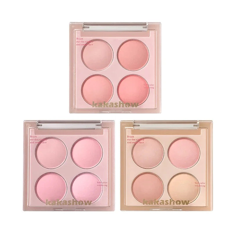 Surnelia Radiant-Glow: Korean-Style Multi-Blush & Contour Palette