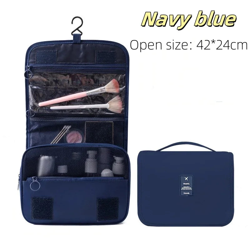 Hanging Travel Toiletry Bag with Hook (Waterproof)