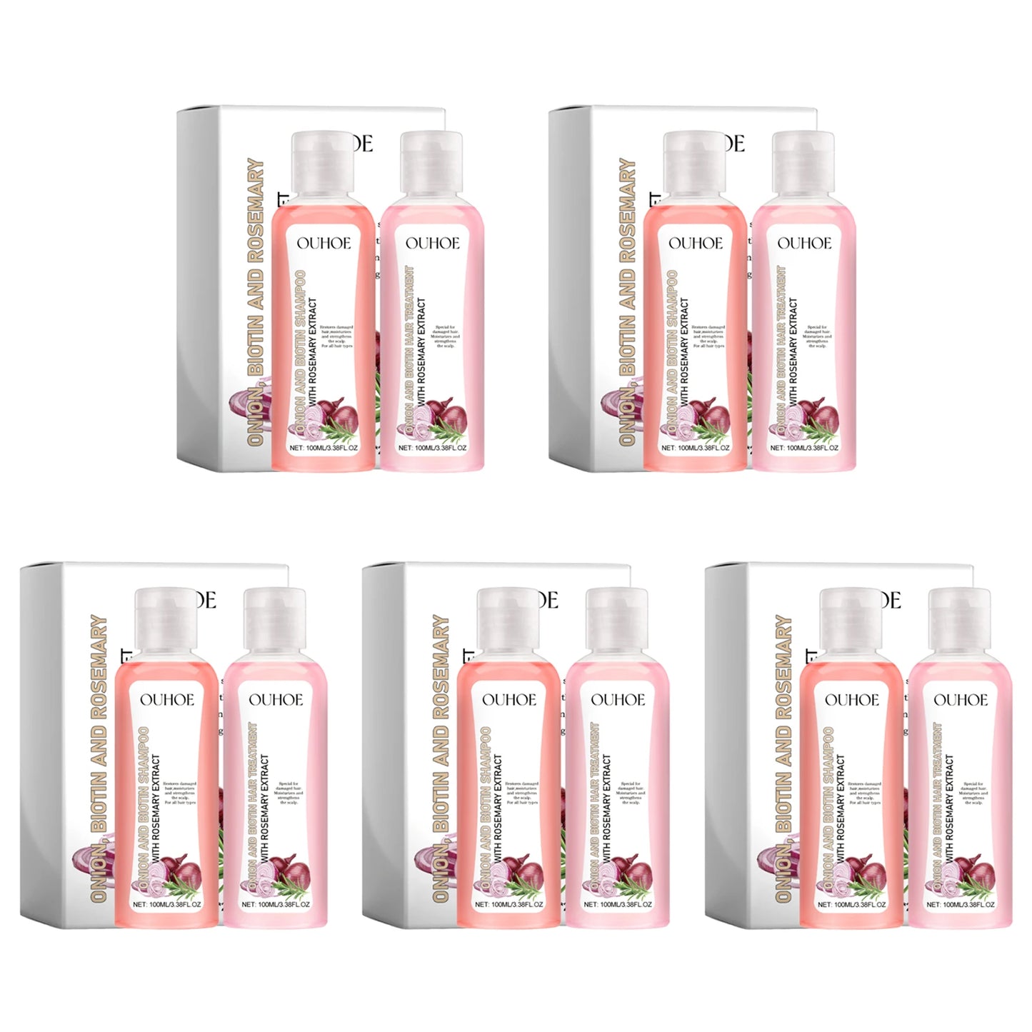 Biotin & Rosemary Shampoo and Conditioner Set – Paraben Free Hair Care