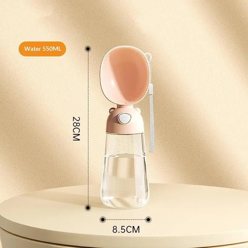 All-in-One Pet Companion Cup: Water, Food & Waste