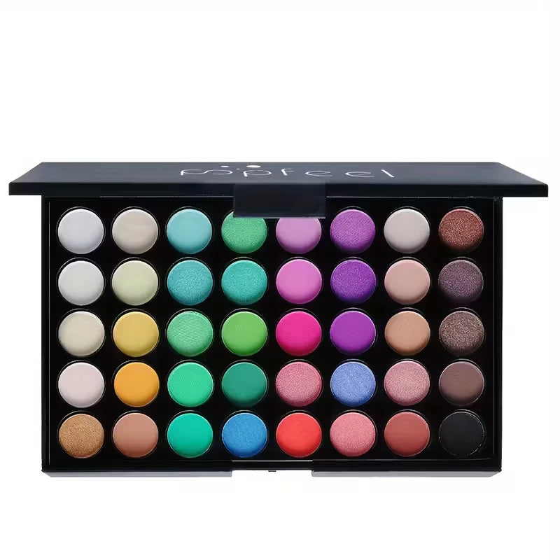 The Ultimate Glam Vault: 40-Shade Eyeshadow & Makeup Essentials Kit