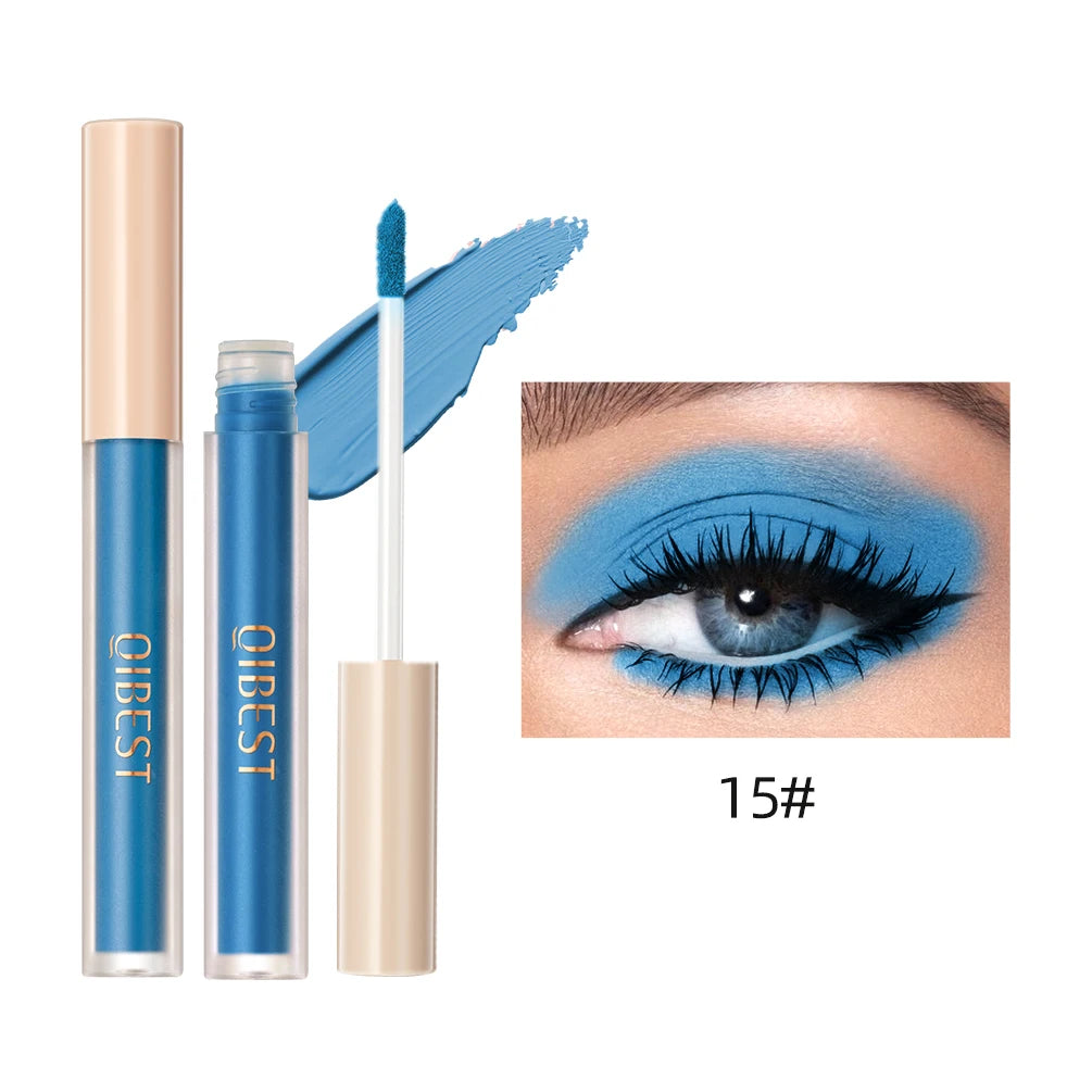 QIBEST Matte Liquid Shadow Collection – 8-Stick Set, Dual-Use for Eyes & Cheeks