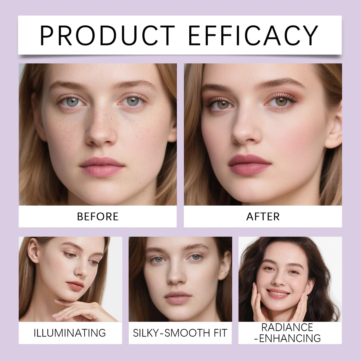 Zephoco Radiance: 4-Color Highlighting Face & Eye Palette