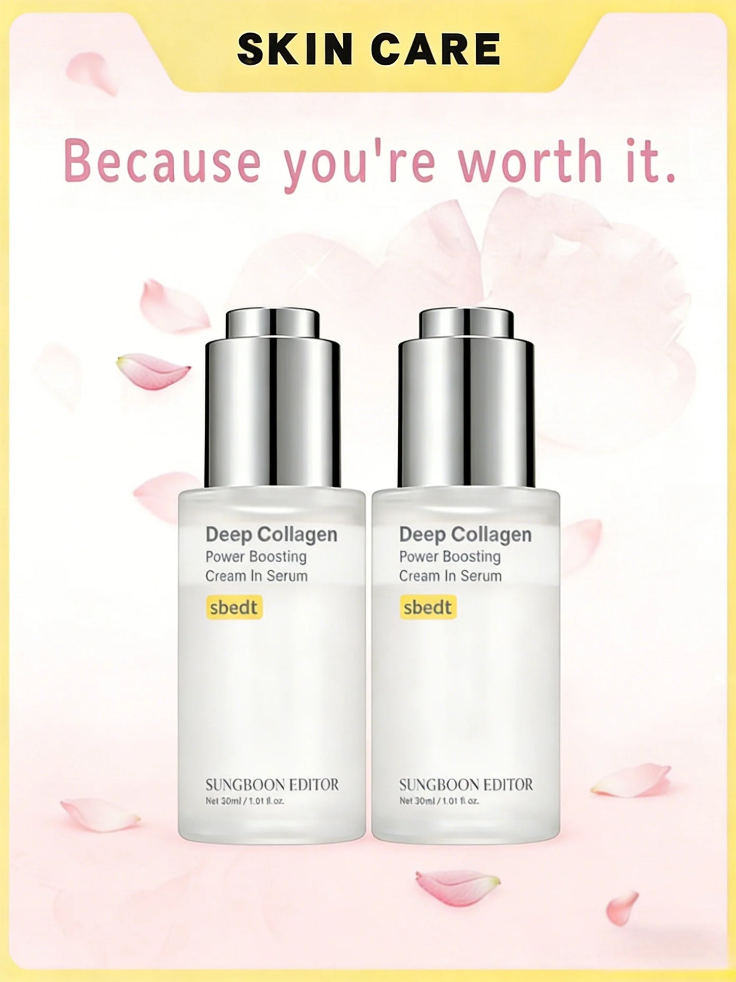Sungboon Editor Deep Collagen Serum – Firming Skin Care (Volufiline + Niacinamide)