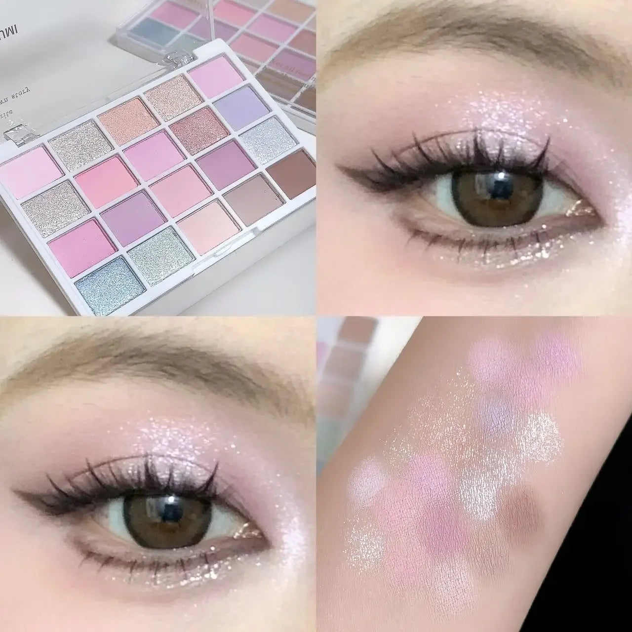 20-Color Matte Eyeshadow Palette – Waterproof Long Lasting