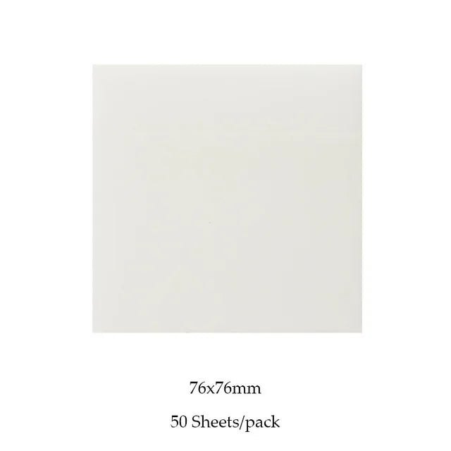 ClearNotes: 50-Sheet Transparent Waterproof Pads