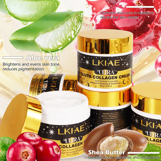 LKIAE Collagen & Glutathione Face Cream – Brightening & Skin Tone Care