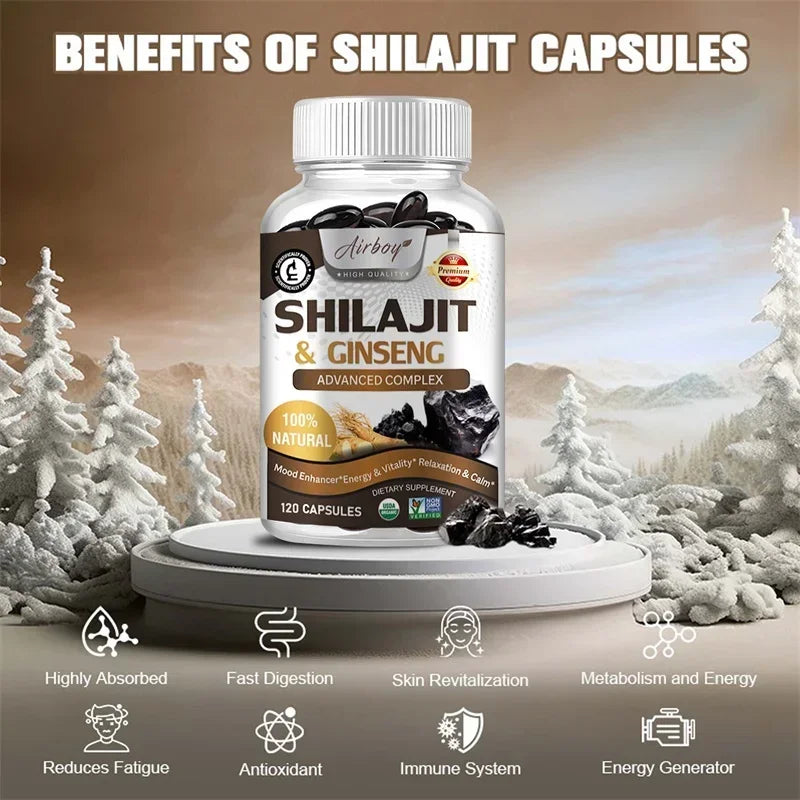 Shilajit Supplement – Energy & Vitality Support