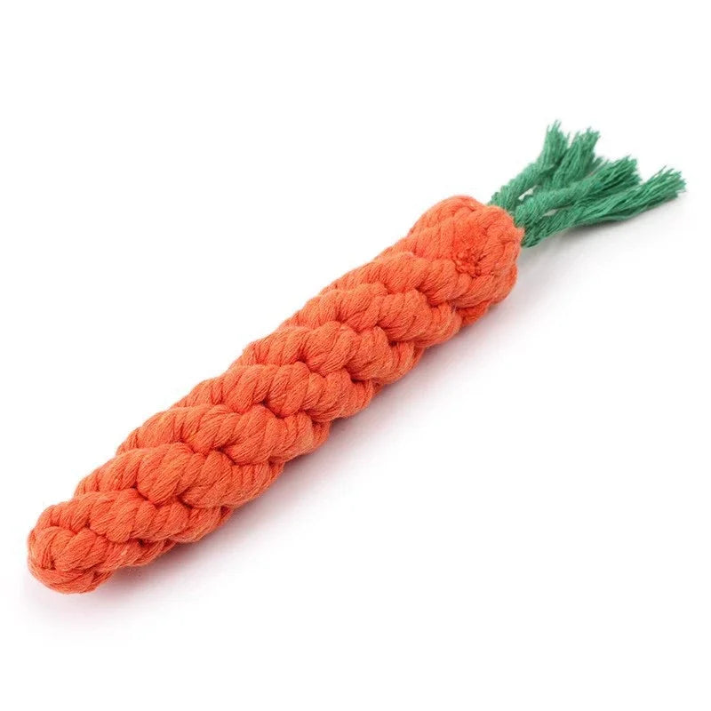 ToughCarrot: Bite-Resistant Cotton Chew Toy