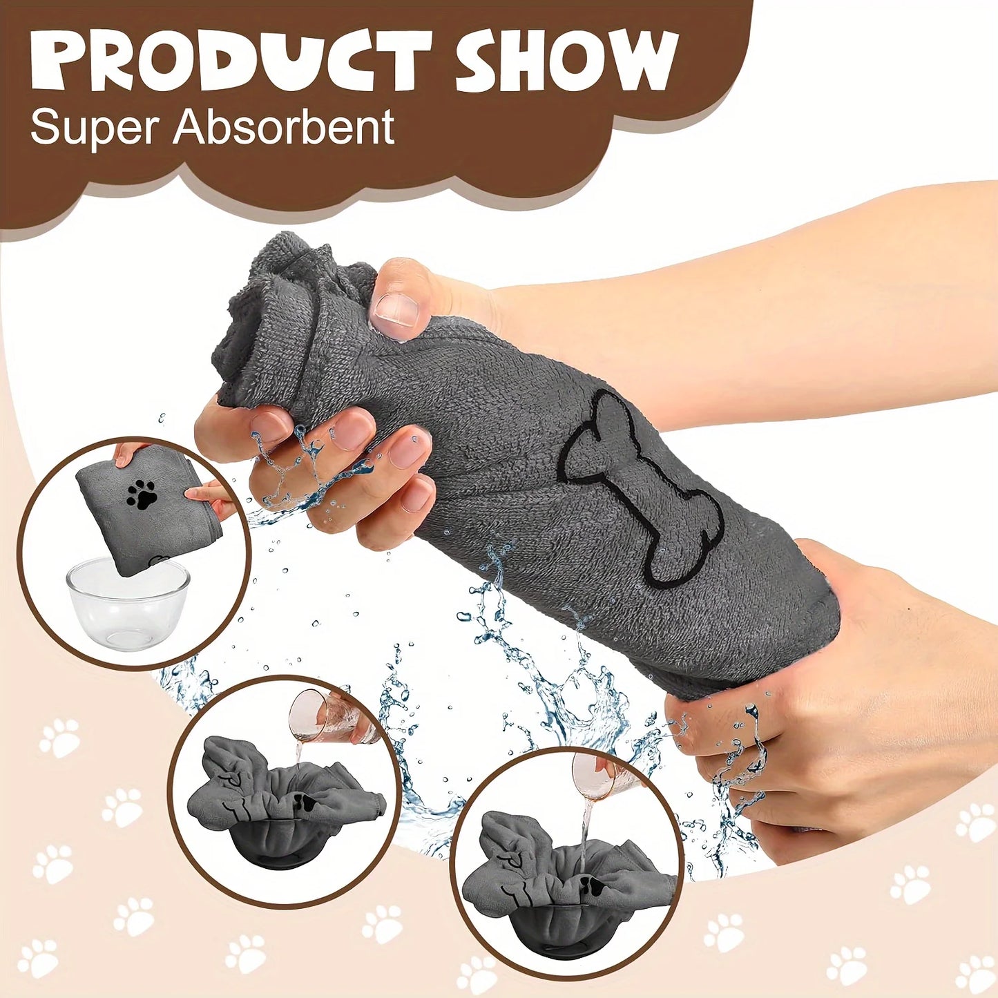 DryPaws: Ultra-Absorbent Microfiber Pet Towel
