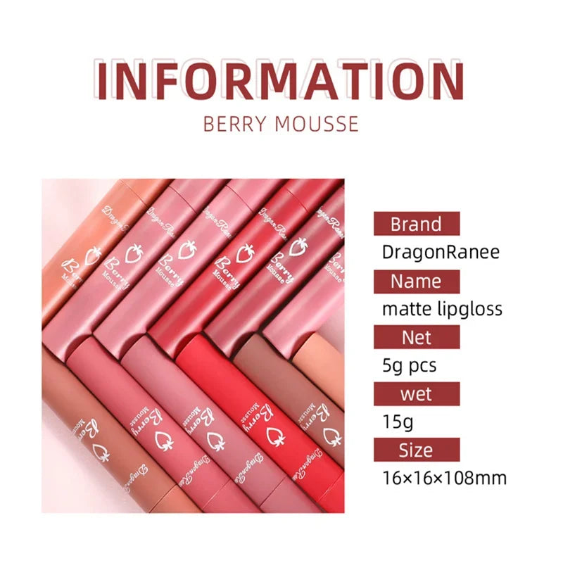 Liquid Matte Lipstick – Long Lasting Waterproof Velvet Finish