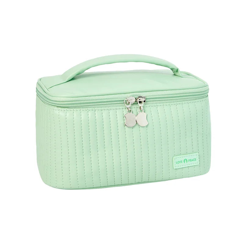 Premium PU Leather Travel Cosmetic Organizer